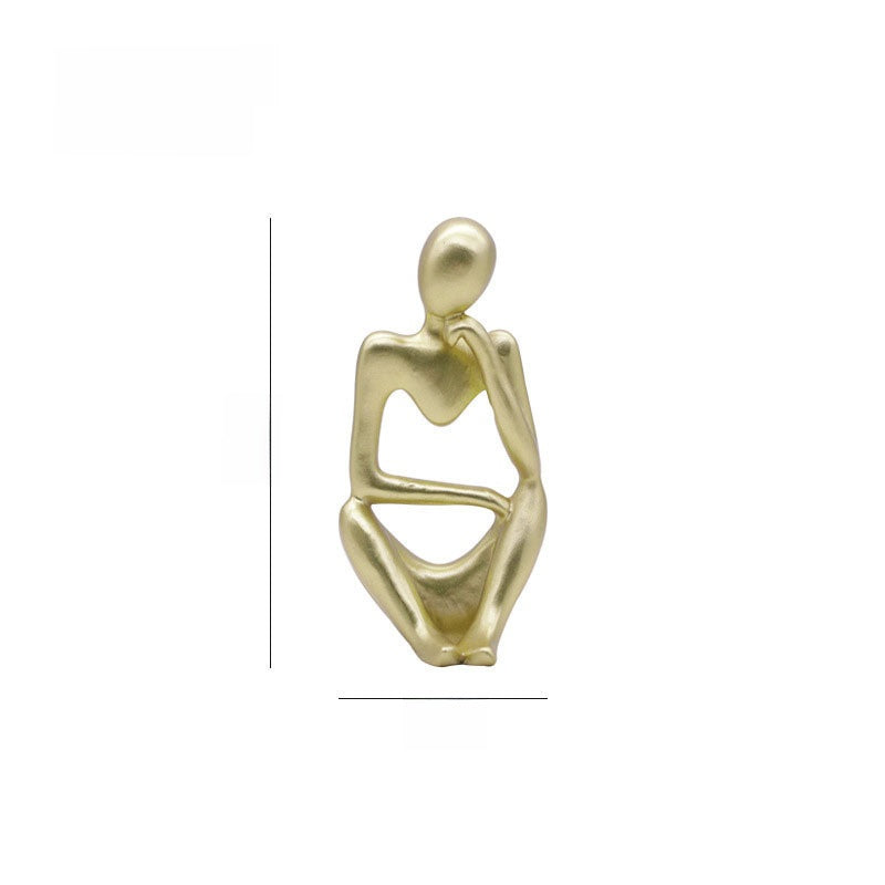 Abstract Thinker Sculpture