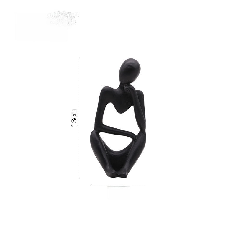 Abstract Thinker Sculpture