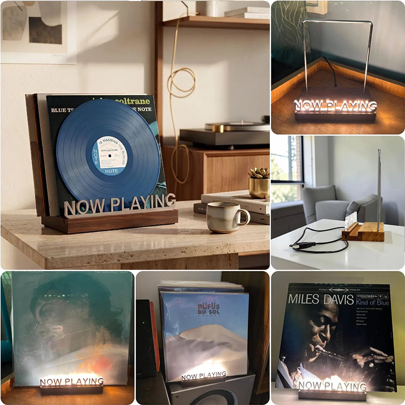 Now Playing Vinyl Stand