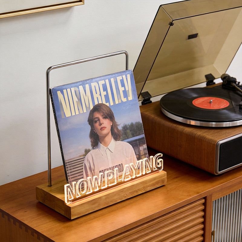 Now Playing Vinyl Stand