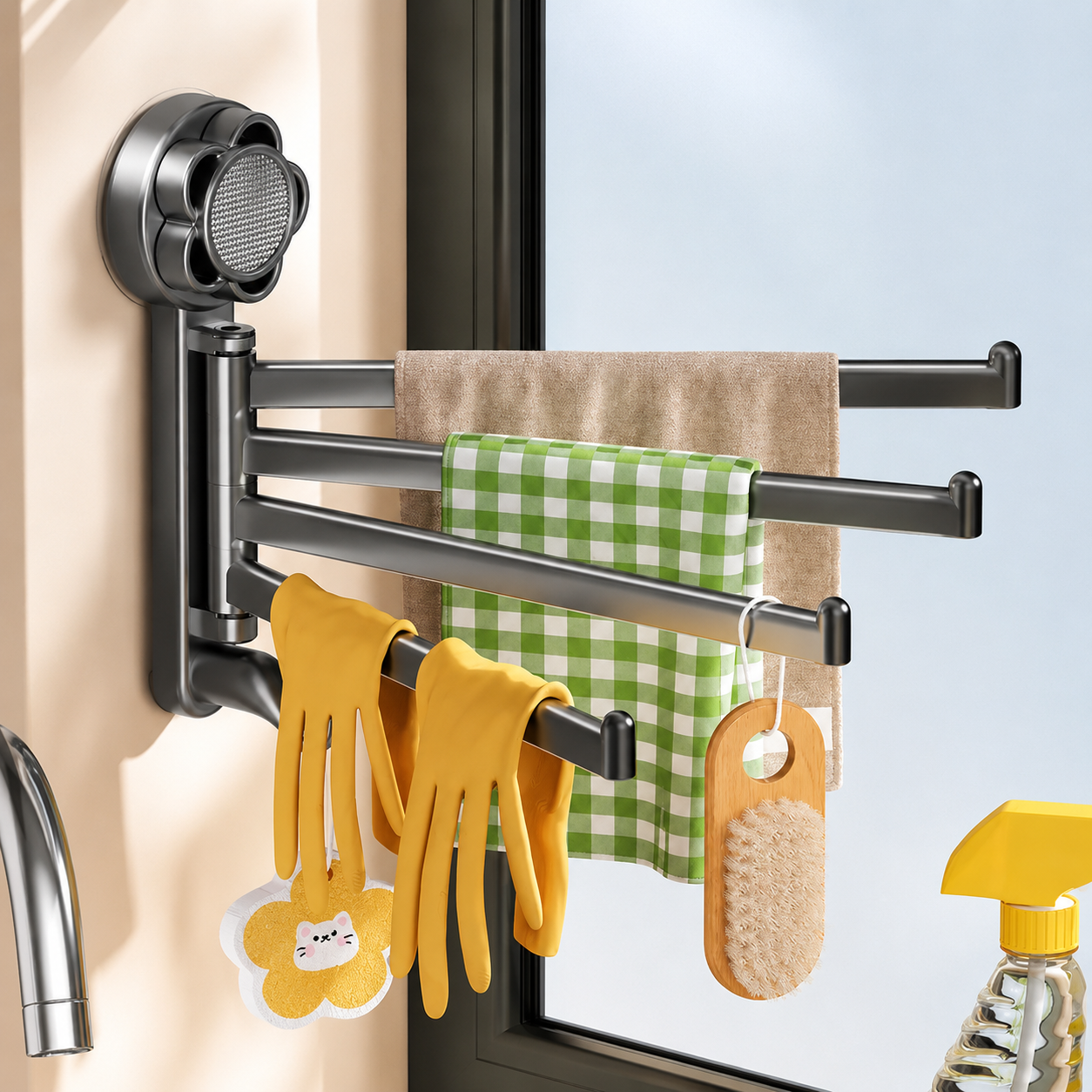 SwingDry Rotating Towel Rack