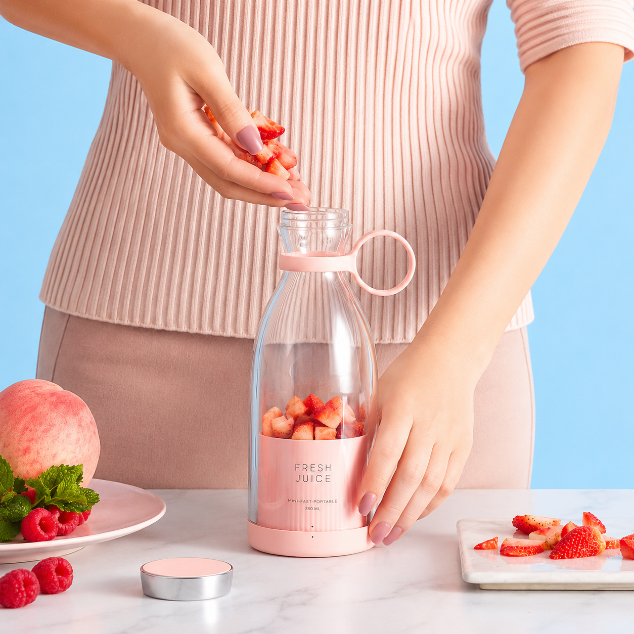 BlendGo Portable Blender Bottle