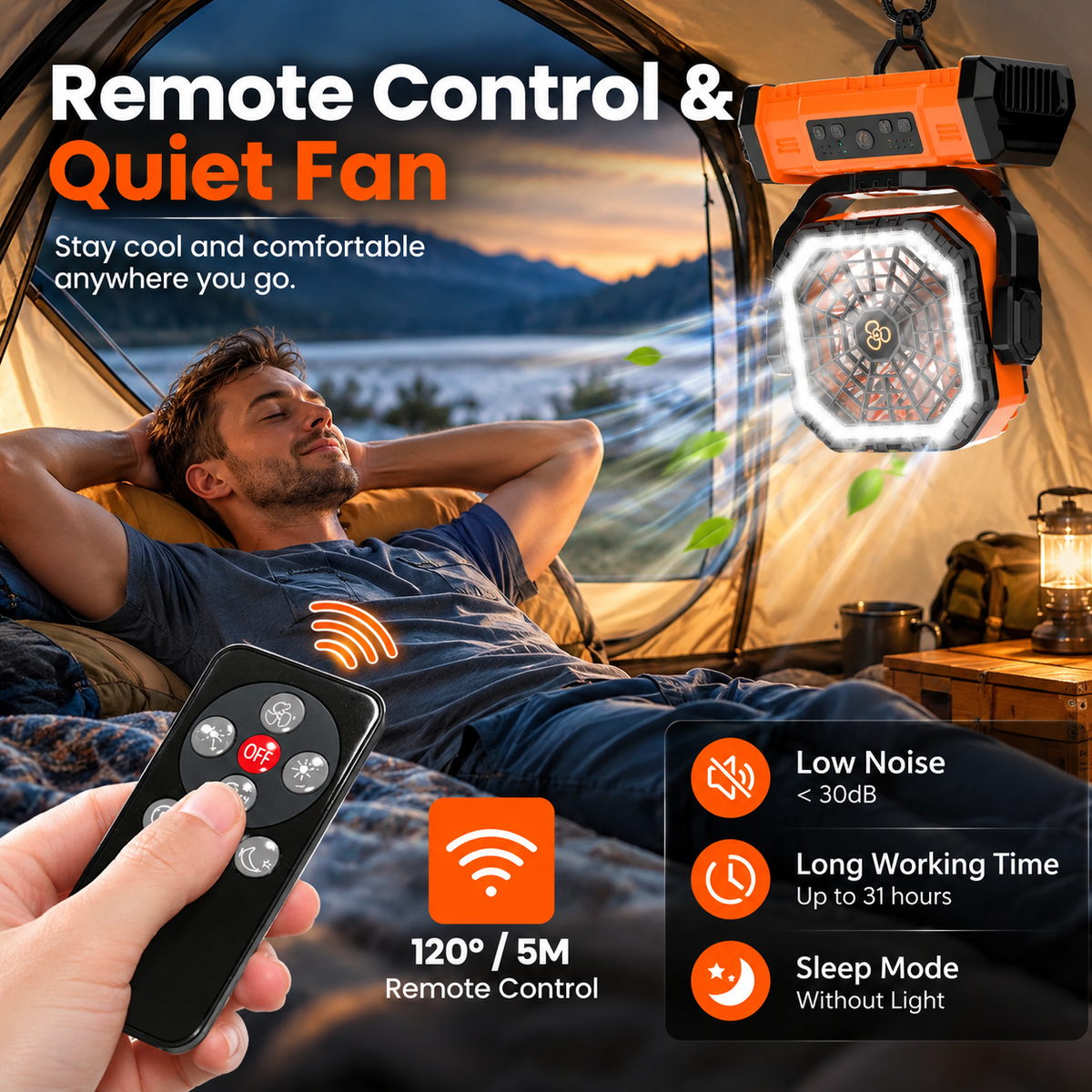 MistBreeze Portable Fan