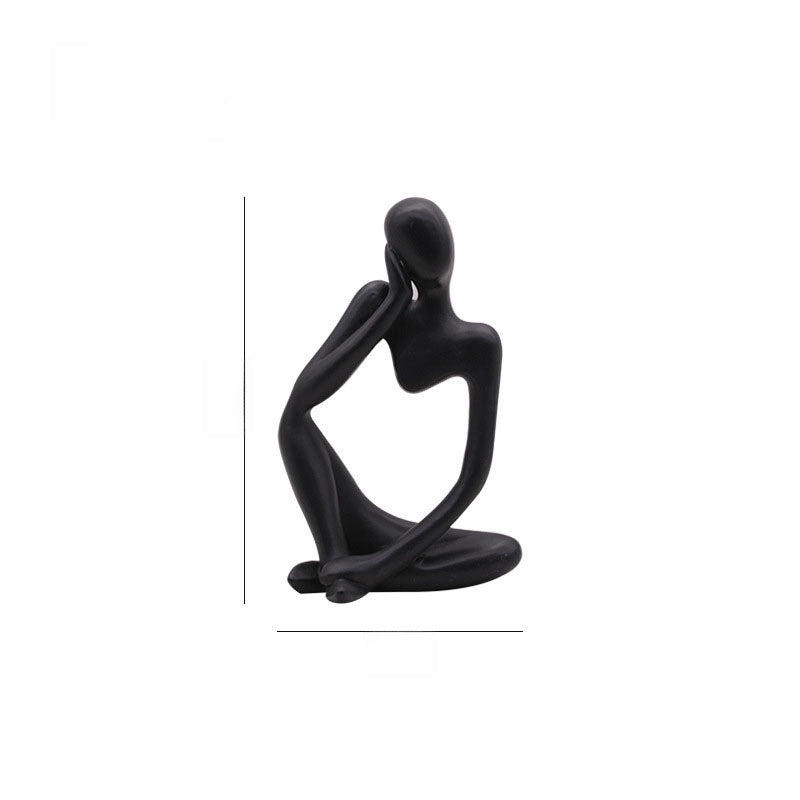 Abstract Thinker Sculpture