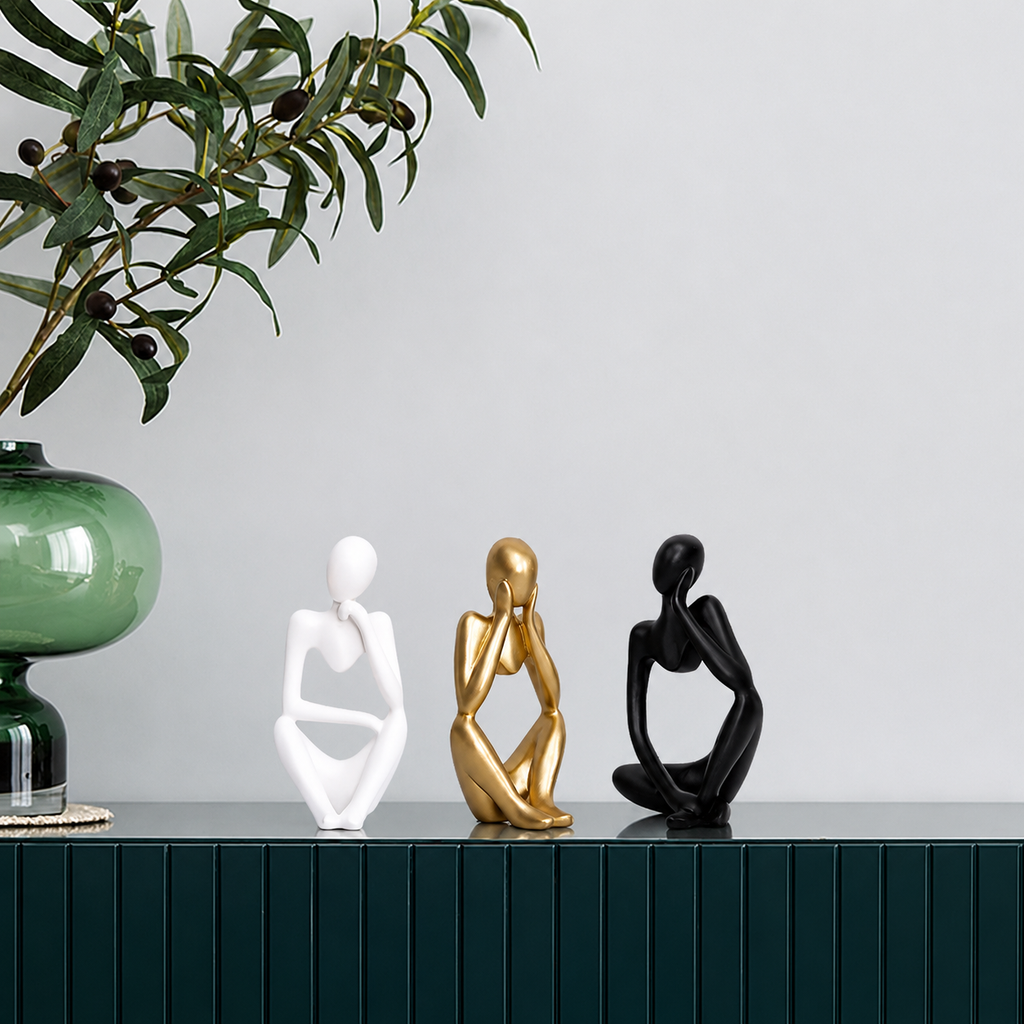 Abstract Thinker Sculpture