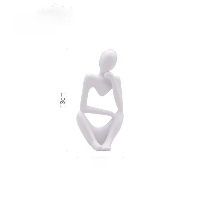 Abstract Thinker Sculpture