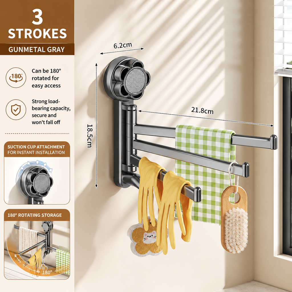 SwingDry Rotating Towel Rack