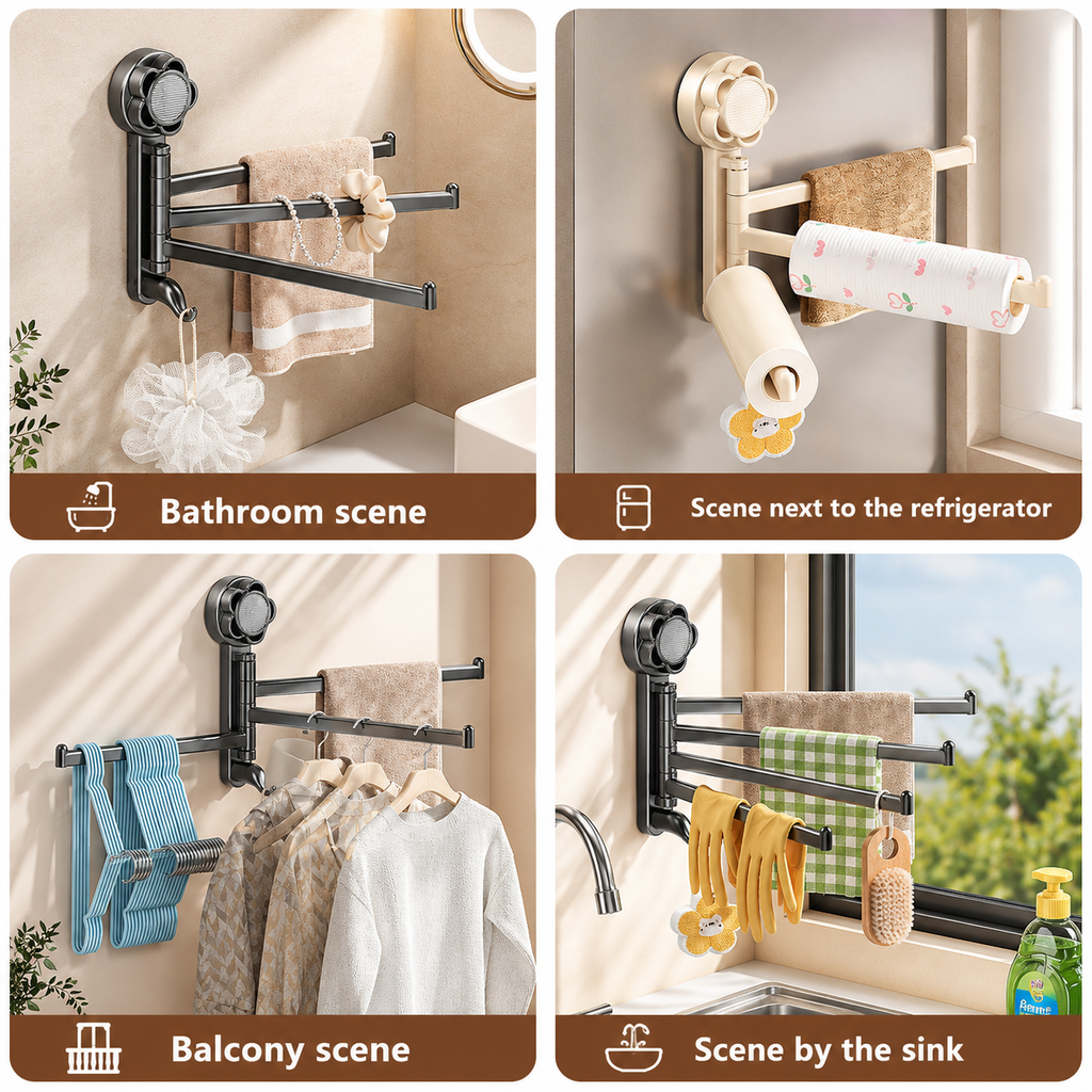 SwingDry Rotating Towel Rack